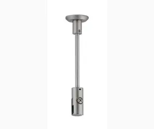 Essential hardware component for Besa monorail lighting systems. Features dual height adjustment (2" or 4.75"), field-cuttable post, and swivel capability for sloped ceilings. Compatible with all Besa power supplies and standard T-bar clips.