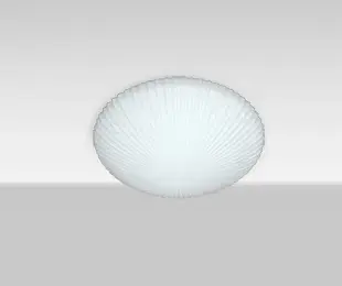 The Katie flush mount combines handcrafted opal glass with radiating ribs and a low-profile aluminum pan for a clean, contemporary look. Its matte finish and natural aesthetic work beautifully in modern spaces.