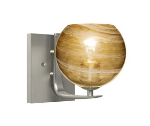 Jilly Amber Vapor Vanity Sconce