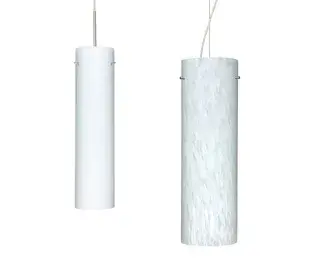 Stilo Handcrafted Glass Cylinder Pendant