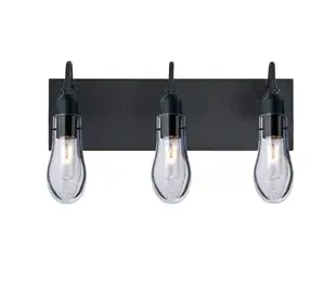 The Wish vanity light features a timeless teardrop shape enhanced by a sophisticated gradient metallic treatment. Available in 2-3 light configurations, this fixture combines contemporary design with versatile styling.
