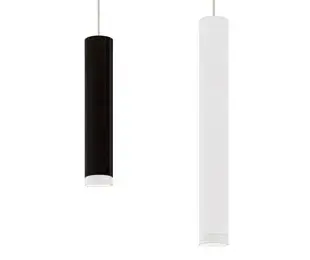 The Cafe pendant delivers streamlined contemporary design with a graceful cylindrical shade that focuses light downward while offering a soft frosted glow. Perfect for task lighting or ambient accents in modern spaces.