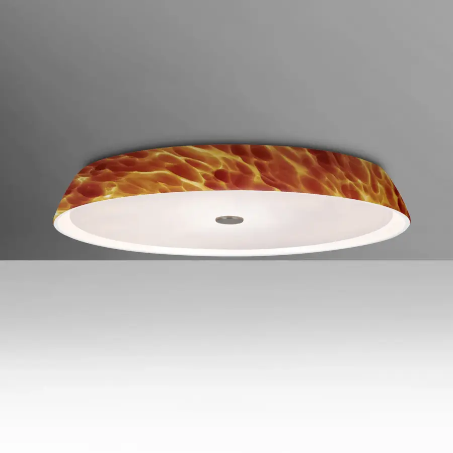 Sophi Amber Cloud Flush Mount