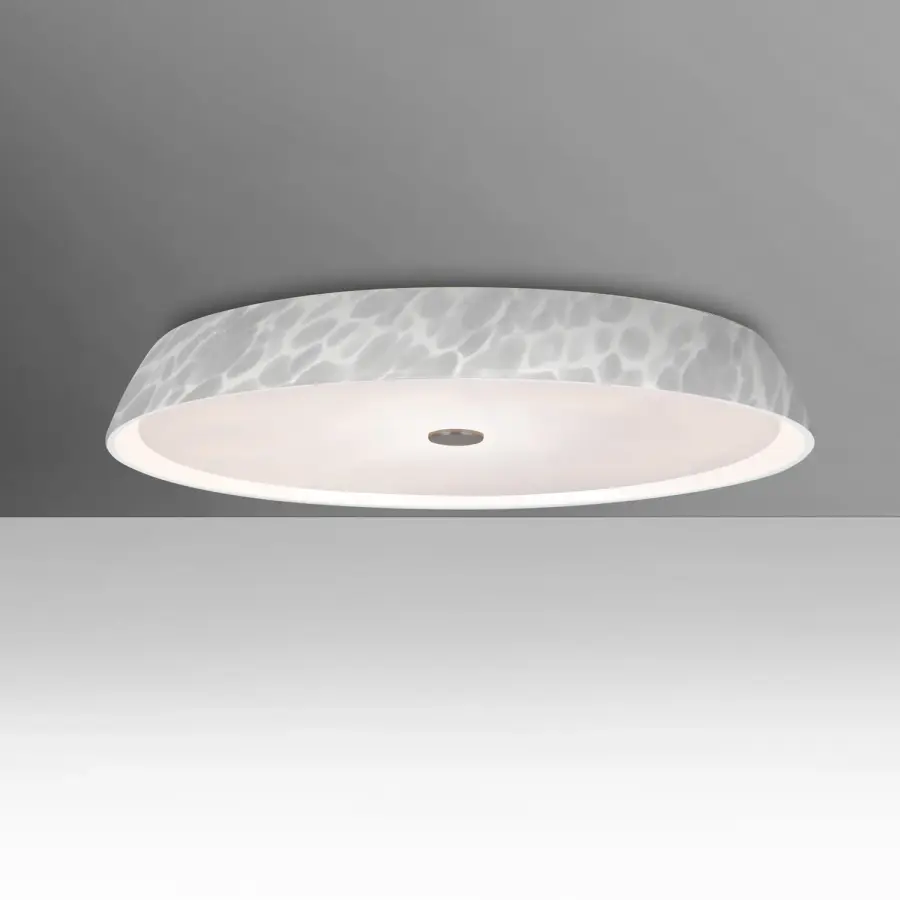 Sophi White Cloud Flush Mount