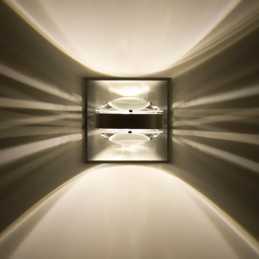 Optos Clear/Clear Wall Sconce - Image 1