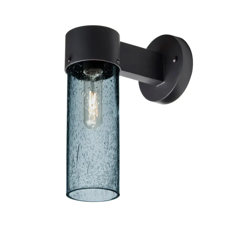 Juni 10 Blue Bubble Outdoor Wall Sconce