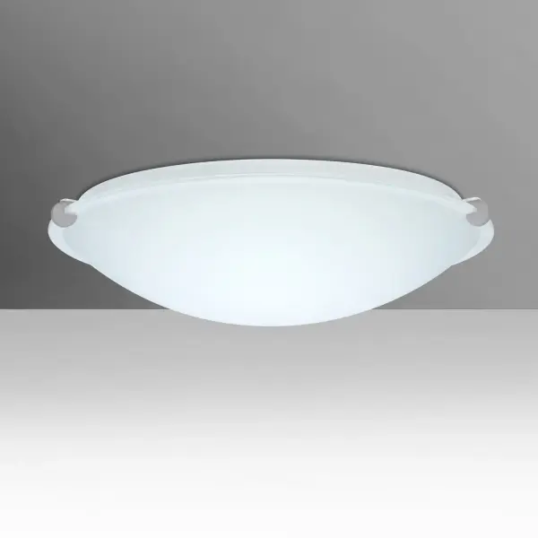 The Trio White combines contemporary design with artisanal craftsmanship. Featuring handblown white cased glass with an etched satin finish, this flush mount delivers soft, diffused lighting perfect for intimate spaces.