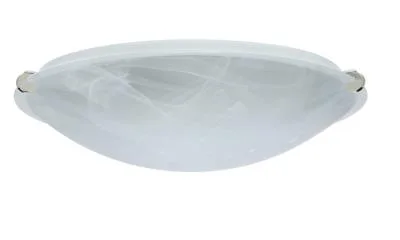 Trio 2-Light Flush Mount in Polished Nickel