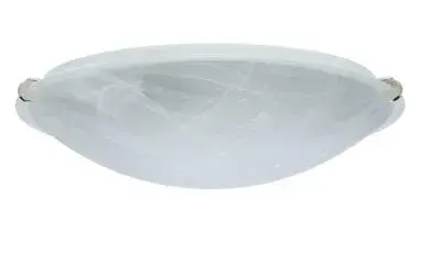 Trio 2-Light Flush Mount in Polished Nickel