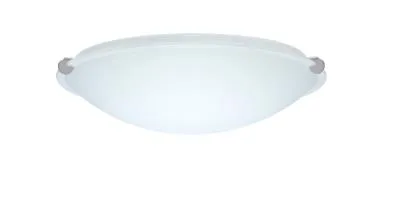 Trio LED Flush Mount in Satin Nickel