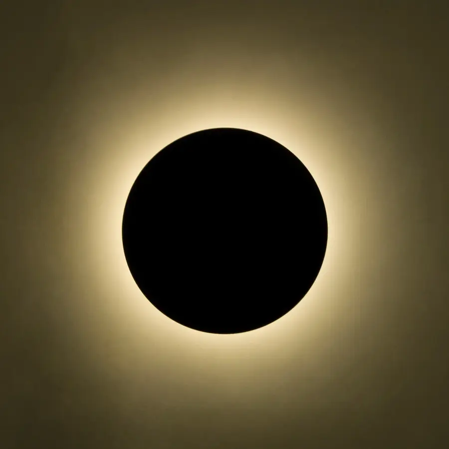 Halo 10 LED Wall Sconce in Matte Black - Image 1