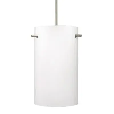 The Tamburo 5 delivers sophisticated style in a compact 8.25-inch format. Its black glass drum shade creates ambient lighting perfect for task areas or grouped installations over islands and bars.