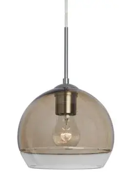 Ally 8" Pendant in Satin Nickel