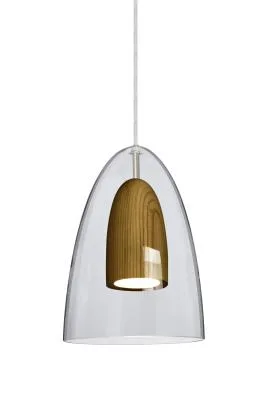 Dano LED Pendant in Satin Nickel