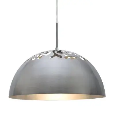 Gordy LED Pendant in Satin Nickel
