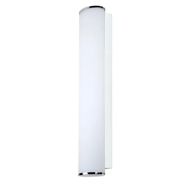 The Killian 26 combines clean contemporary design with practical functionality. Its tubular satin opal glass diffuser provides soft, even illumination while chrome endcaps add refined polish. ADA-compliant and ideal for vanity applications.