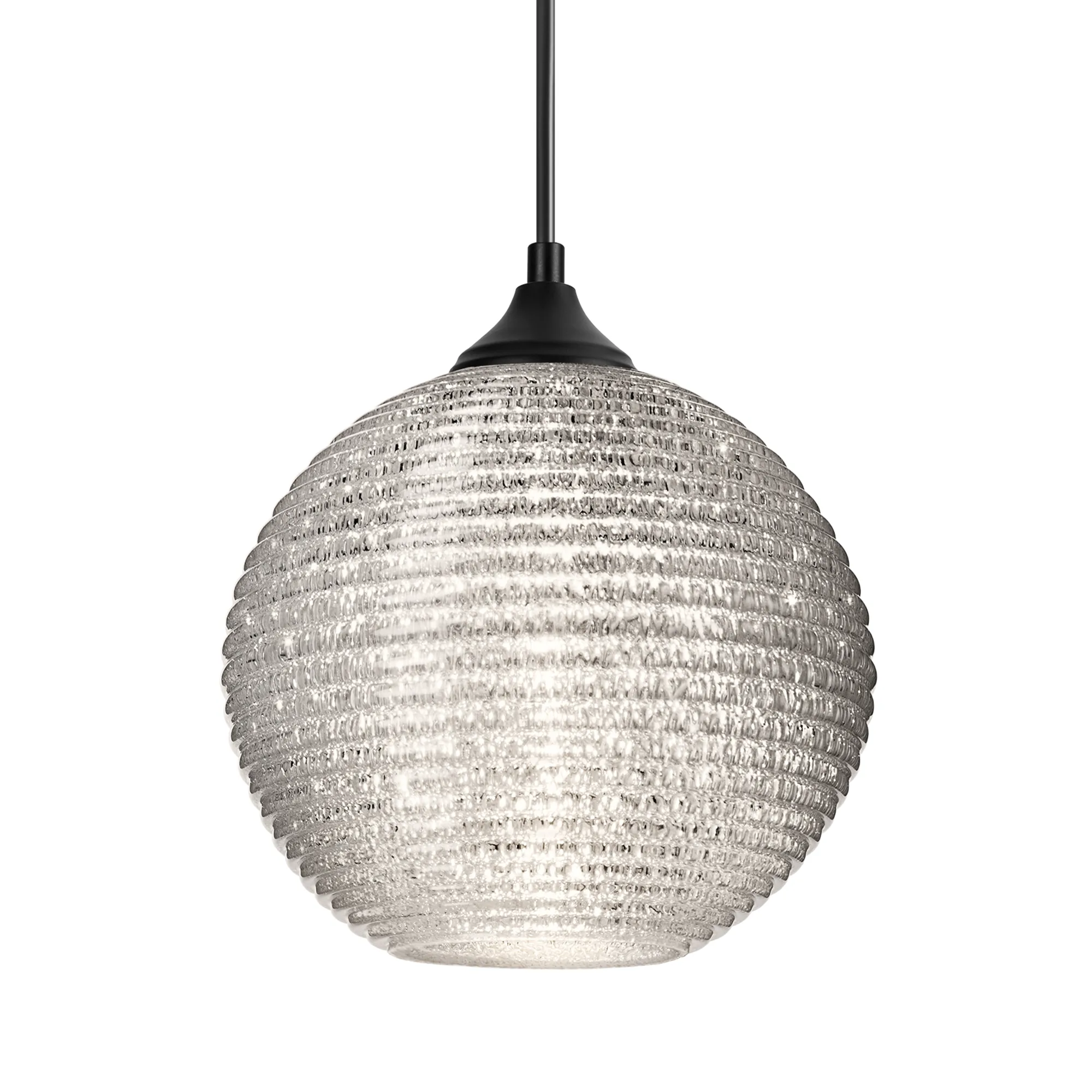 Kristall 8 Outdoor Pendant in Glitter Glass