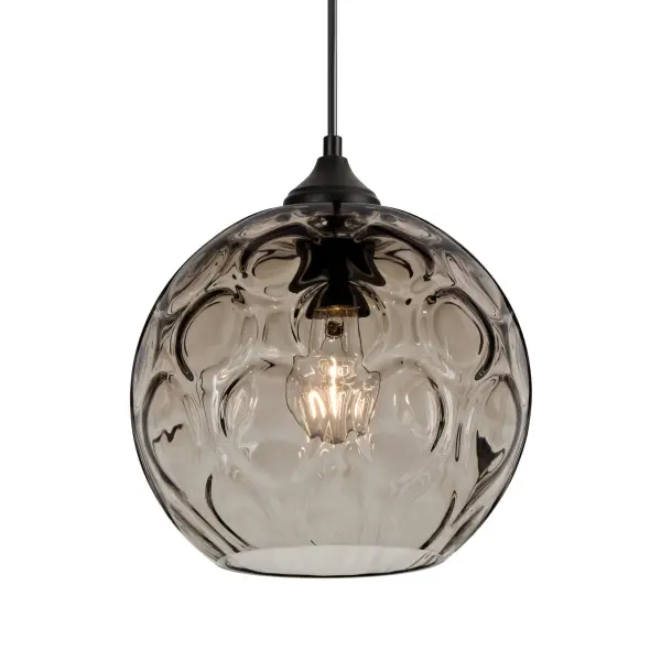 Bombay Outdoor Pendant in Smoke Glass