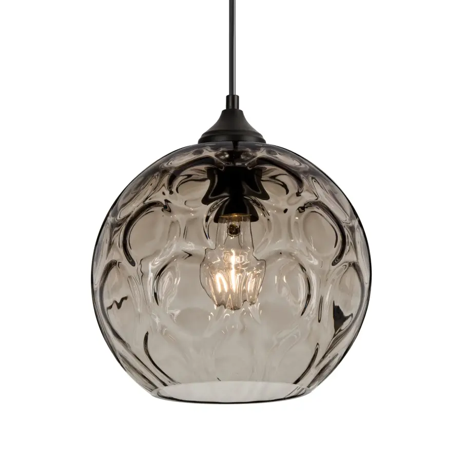Bombay Outdoor Pendant in Smoke Glass