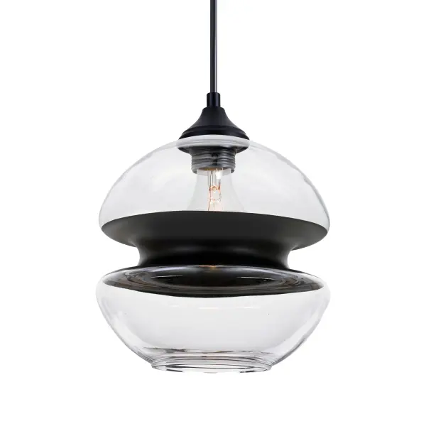 Hula 8 Outdoor Pendant - Clear/Black