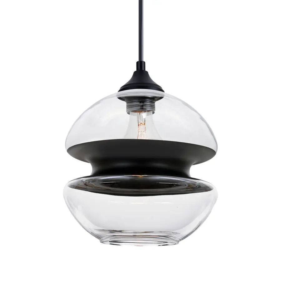Hula 8 Outdoor Pendant - Clear/Black