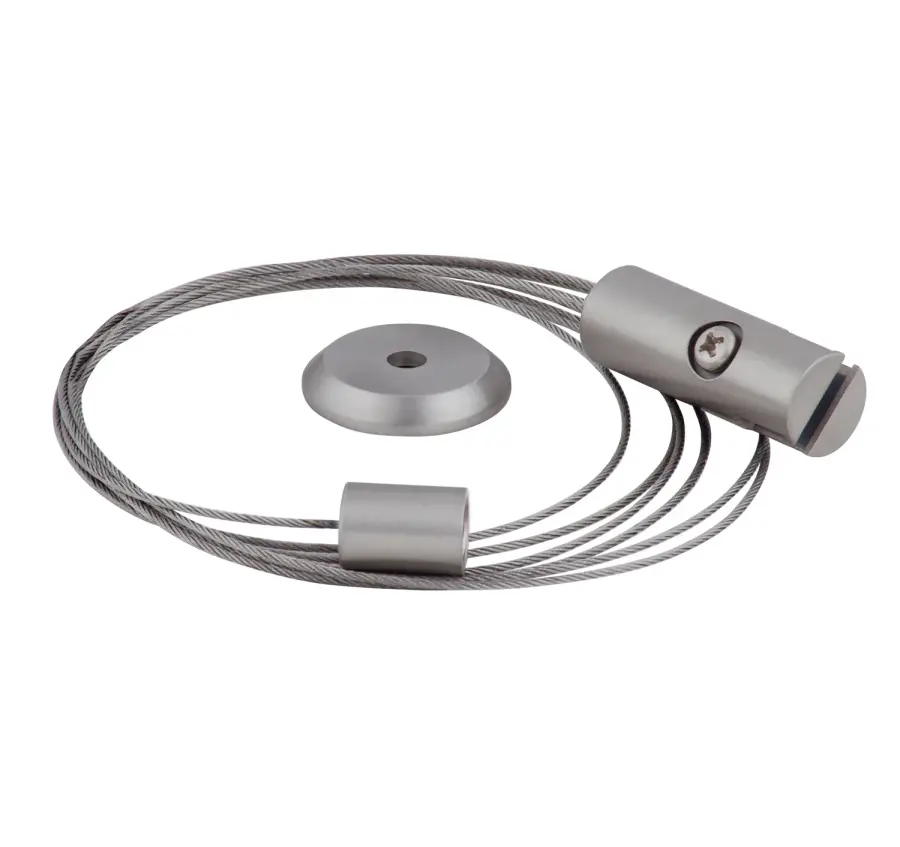 Monorail Adjustable Cable - Satin Nickel