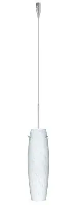 The Tu Tu pendant offers a sleek, minimalist design in satin nickel that works beautifully in tight spaces. Its compact profile and single-bulb configuration make it ideal for task lighting or clustered installations.