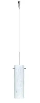 The Copa pendant offers clean contemporary styling with a satin nickel finish that complements a wide range of interiors. Its compact size makes it ideal for task lighting or grouped installations over islands and bars.