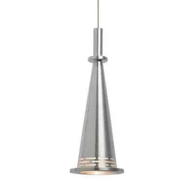 The Prince Pendant delivers refined modern style in a compact 3-inch profile. Its satin nickel finish and integrated LED provide efficient, focused lighting ideal for task areas and intimate spaces.
