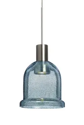 The Kiba mini pendant delivers focused task lighting in a sleek 3.5-inch profile. Its satin nickel finish and integrated LED make it ideal for modern kitchens, bathrooms, and closets where space is at a premium.