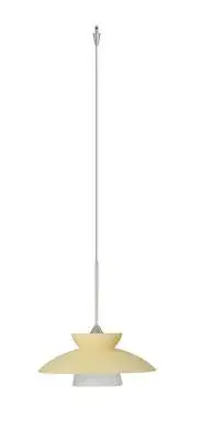 Trilo Satin Nickel Pendant