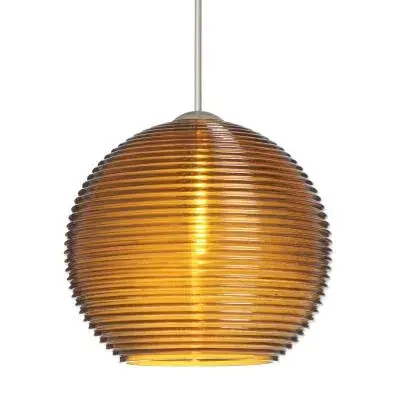 Kristall 6 Pendant in Satin Nickel