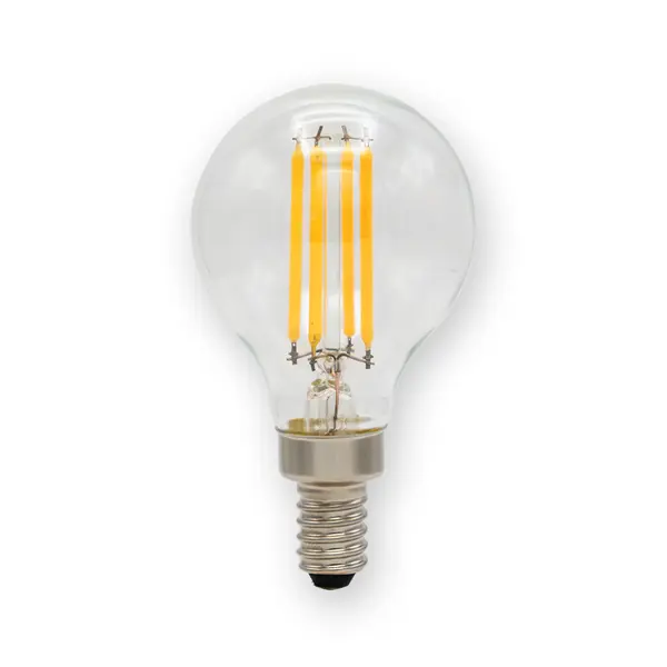Specifications Base Type E12 Material Glass + Aluminium Input Voltage 100-130V AC Wattage 5.0 Volt-Amperes (VA) 5.86 CRI 90.7 Brightness 460 Lumens Lumens/Watt 92 Color Temperature 2700K & 3000K R9 49.4 Halogen Equivalent 25W Beam Angle 360° Life 15,000 hours Warranty Limited Lifetime (5 Years)