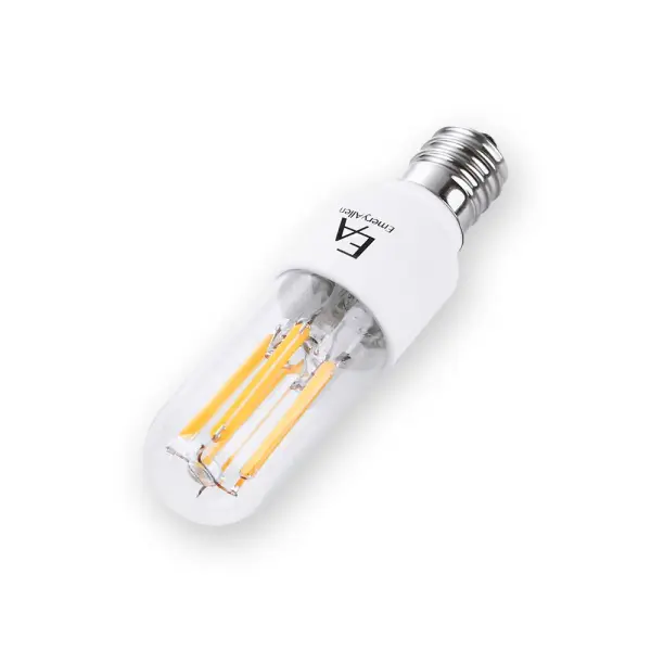 This E12 LED filament bulb delivers warm, high-quality light with 93 CRI while using 86% less energy than traditional 25W incandescent bulbs. Perfect for chandeliers, bath lights, and pendants with 15,000-hour lifespan. - alternate view