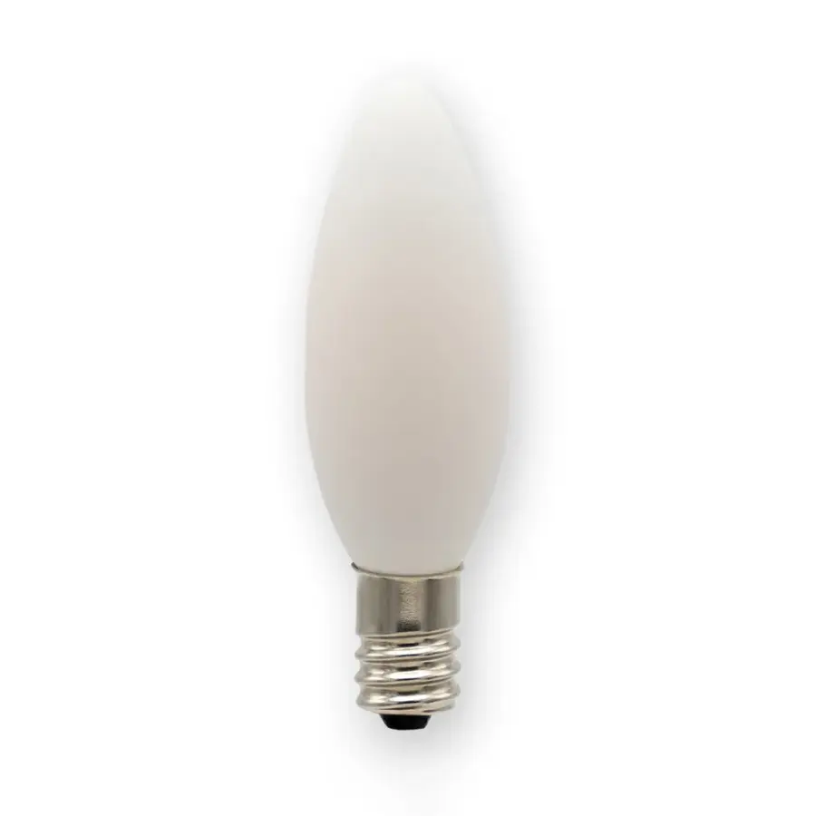 B6 1.5W Porcelain White LED Filament Bulb