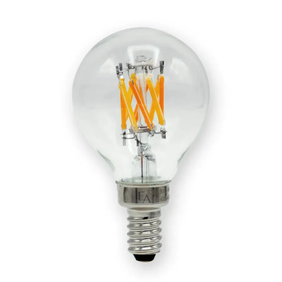 G14 4.0W Dim to Warm Clear LED Filament Bulb