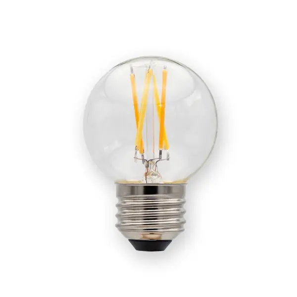 This G16 globe bulb delivers museum-quality 97+ CRI lighting with smooth color temperature transitions from 2700K to 1800K as you dim, perfectly mimicking traditional incandescent warmth while using 90% less energy.
