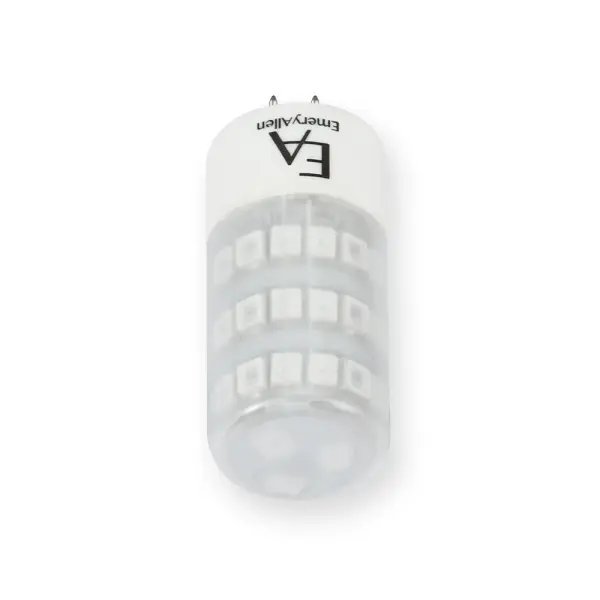 This specialized G4 LED bulb delivers safe amber illumination for sea turtle nesting areas and Dark Sky communities. With 36,000-hour lifespan and 12V operation, it's ideal for outdoor coastal fixtures and eco-conscious applications. - alternate view