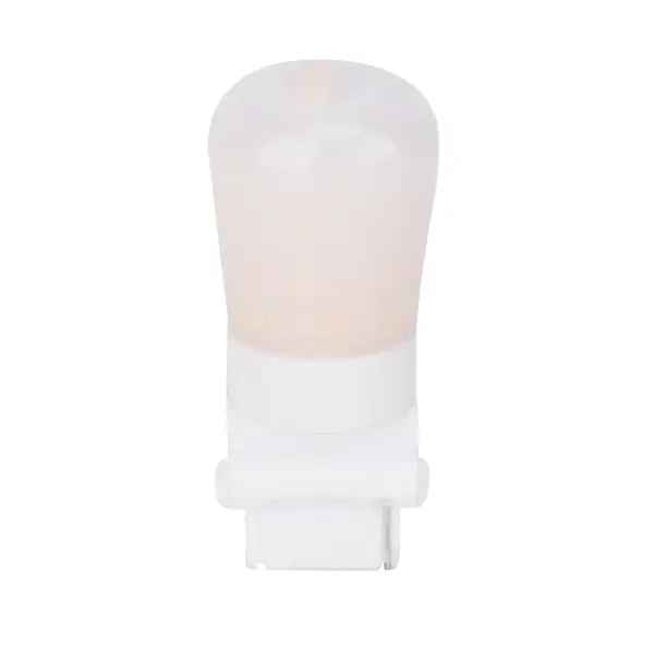 4.0W/S8 Wedge Base Replacement Lamp W/Milk White Lens, Input Voltage 10-15V Ac/Dc, 4.0W/400 Lumens, Cri >80, Cct 2700K Width: 0.88" Height: 2.13" Maximum Wattage: 4.00 W Bulb Type: S8 Bulb Base: Wedge Light Source: LED Light Output: 400.00 lm Color Temperature: 2700 K CRI: 90 Dimmable Beam Spread: 360.00° Voltage: 12.00 V LED