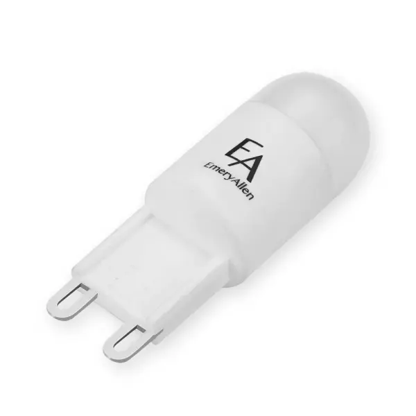 This G9 LED bulb delivers exceptional color rendering (90+ CRI) with unique dim-to-warm technology that shifts from 2700K to 1800K as you dim, perfectly mimicking traditional incandescent bulbs while using 87% less energy. - alternate view