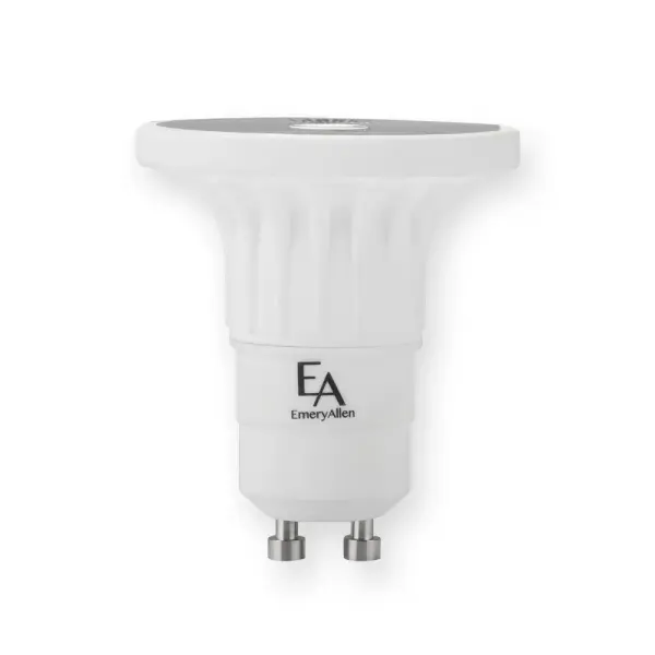 EmeryAllen's GU10 7.0W LED bulb delivers 500 lumens with exceptional 90+ CRI color rendering, replacing 50W halogens while lasting 10x longer. Perfect for directional and downlight applications with twist-lock security.