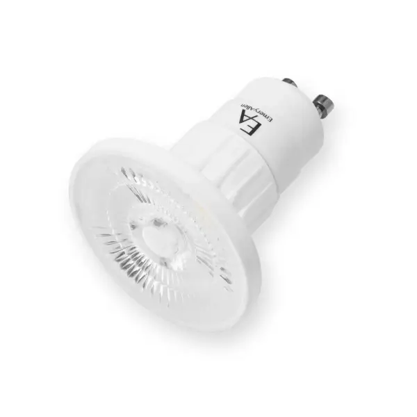 EmeryAllen's GU10 7.0W LED bulb delivers 500 lumens with exceptional 90+ CRI color rendering, replacing 50W halogens while lasting 10x longer. Perfect for directional and downlight applications with twist-lock security. - alternate view