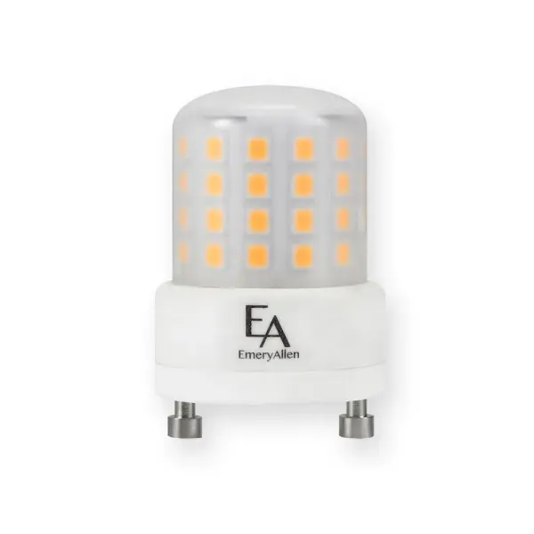 This 5W LED bulb delivers 550 lumens with 90+ CRI, replacing 60W incandescent bulbs while lasting 36,000 hours. Perfect for GU24 fixtures in bathrooms, pendants, and outdoor applications with warm color temperature options.