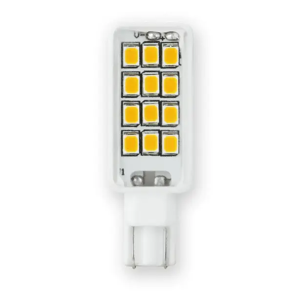 This 12V LED bulb delivers 150 lumens with exceptional 92+ CRI and 36,000-hour lifespan. Perfect replacement for 10W incandescent mini wedge bulbs in step lights, path lights, and outdoor fixtures with 90% energy savings.