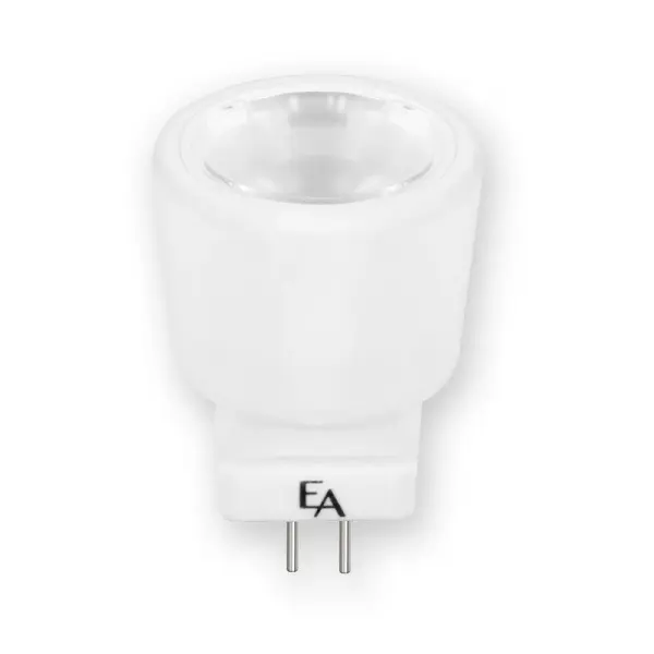 The EmeryAllen MR8 LED bulb delivers 150 lumens with just 2.0W, replacing 15W halogen bulbs while lasting 10x longer. With 90+ CRI and multiple beam spreads, it's ideal for track lighting, pendants, and landscape applications. - alternate view