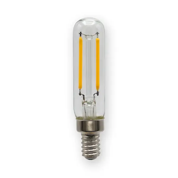 The T6 2.0W LED filament bulb delivers warm, high-quality light with exceptional efficiency. With 198 lumens and a 93.5 CRI, it replaces 15W incandescent bulbs while lasting 10x longer at 15,000 hours.