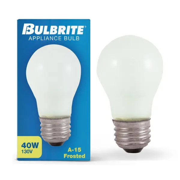 40W A15 Appliance Incandescent Bulb - Frost Finish - Image 3