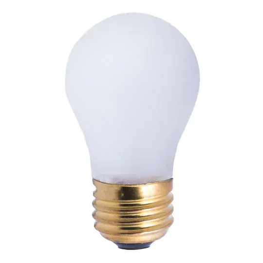 This 40W A15 incandescent bulb features a tough coat finish that resists shattering, making it ideal for safety-conscious applications. Delivers warm white light at 2700K with full dimming capability.