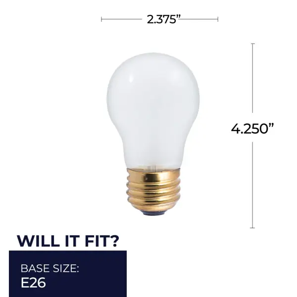 25W A19 Frosted Incandescent Bulb - Low Voltage - Image 5