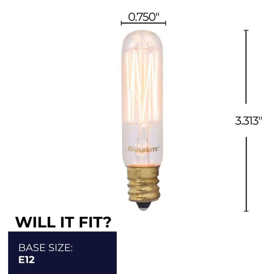 Nostalgic T6 Tubular Incandescent Bulb - Image 6